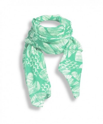 Heart Scarf - Green - CR17YR23O58