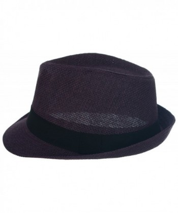 DRY77 Plain Light Fedora Purple