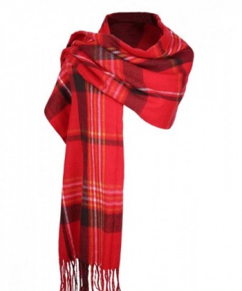 Womens Multifunction Fashion Plaid Button in Fashion Scarves