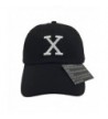 Malcolm X Hat Dad Cap Custom 90s Embroidered X Logo Vintage Adjustable - Black - CF185EH2TTM