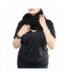 Silky Black Infinity Scarf Women