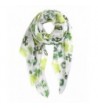 St Patrick's Day Green Clover Shamrock Party Holiday Oblong Scarf. - Large Clover-white - CT17XHSXHA8