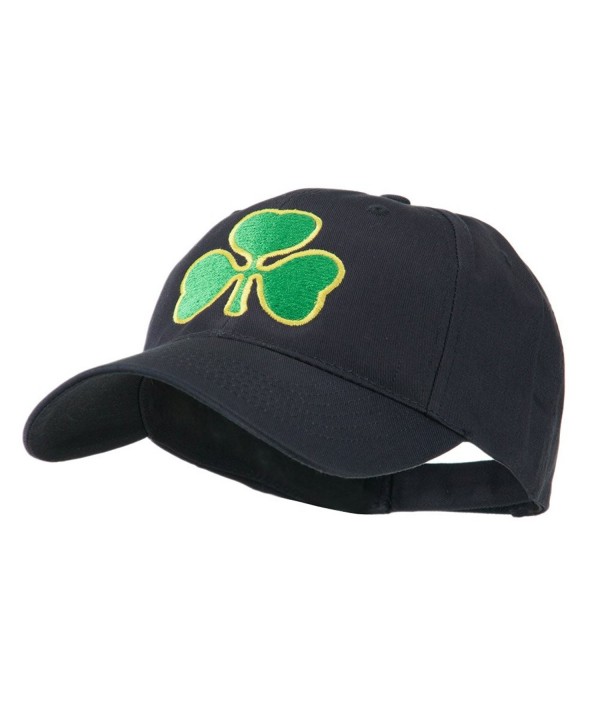 Clover St.Patrick's Day Embroidered Cap - Navy - CE11FOOXRGN