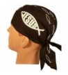 Skull Cap Biker Caps Headwraps Doo Rags - Christian Fish/Jesus - CI12ELHOOSD