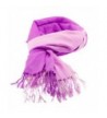 Urban Womens Designer Pashmina Warm Fall Winter Outfitters Scarf Silk Shawl - Purple and Pink - CT11POM310H