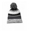 Sport-Tek Men's Pom Pom Team Beanie - Iron Grey/Black/White - CS183OQQ6C8