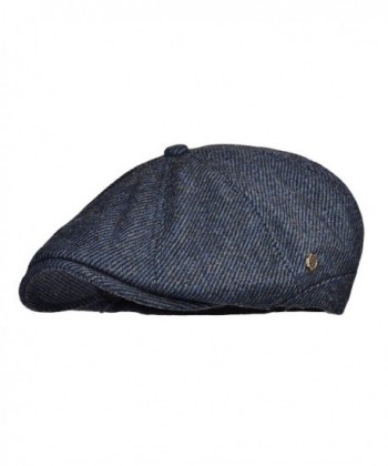 VOBOOM Winter 8 Panel Wool Tweed newsboy Gatsby IVY Cap Golf Cabbie Driving Hat - 189-navy - CT188RWC82D