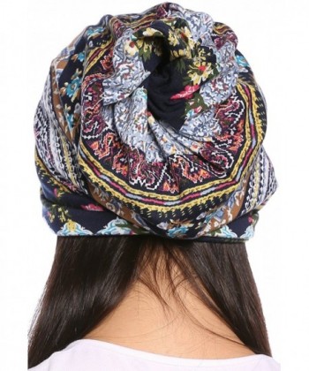 Ababalaya Womens Breathable Floral Nightcap