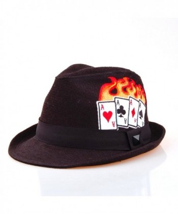 Unique Embroidered Fedora Trilby Design