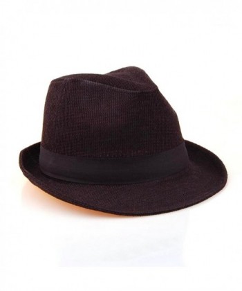 Unique Embroidered Fedora Trilby Design in Men's Fedoras