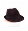 Unique Embroidered Fedora Trilby Design in Men's Fedoras