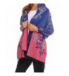 Sakkas Ontario double layer floral Pashmina/ Shawl/ Wrap/ Stole with fringe - 1-royal - C2124TM3ESV