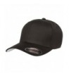 Flexfit/Yupoong Cotton Twill Fitted Cap - Black - CM184EW2K9H