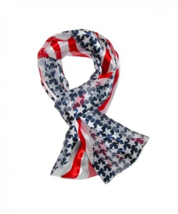 CTM Womens Satin American Scarf