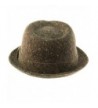 Tweed Winter Fedora Uprturn Hat