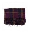 Creazy Fashion Women Winter Infinity Blanket Oversized Shawl Plaid Check Tartan Scarf Wrap - Purple - CL127CG4AT7