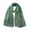 Lina & Lily Unicorn Horse Print Women's Scarf Shawl Lightweight - Mint Green - C911WVCEFJ9