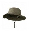 Extra Big Size Brushed Twill Aussie Hats - Olive 2XL-3XL - CU11M5D8Y2D