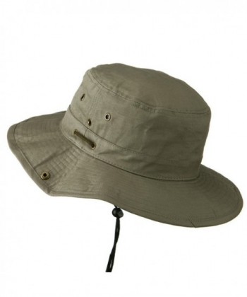 Extra Big Size Brushed Twill Aussie Hats Olive 2XL-3XL CU11M5D8Y2D