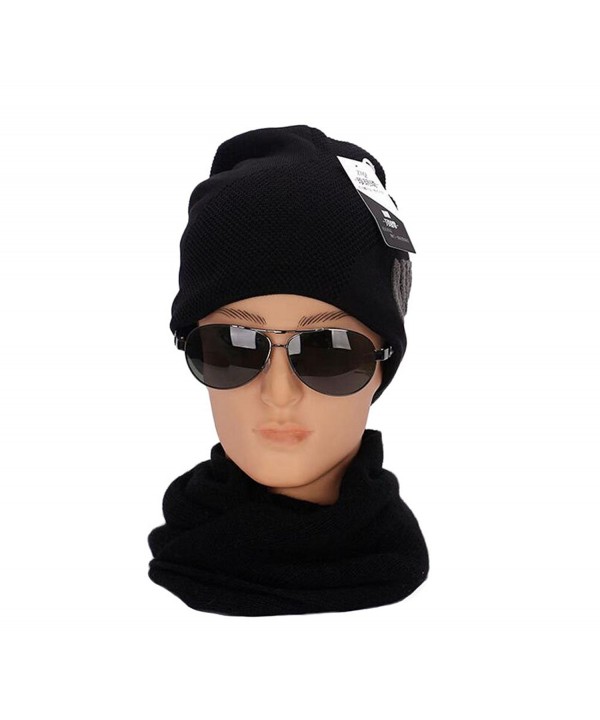Man Knitted Velvet Thick Winter Warm Hat Skullies Cap Beanie Ski Cap 8C