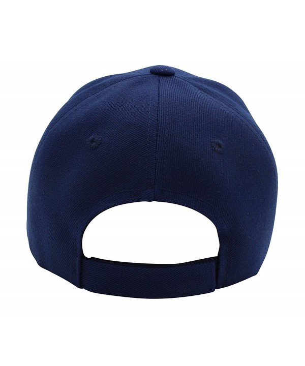 Men's Plain Baseball Cap Velcro Adjustable Curved Visor Hat CW11WS20VS1
