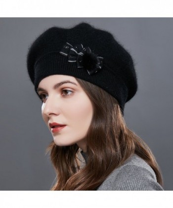 SOMALER Winter French Angora Beanie