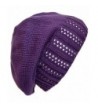 Frost Hats M-232W Lovely Crochet Srping Beret/Hat Cotton Acrylic Fall Hat Frost Hats - Purple - CU11D12E04N