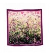 Dahlia Women's 100% Square Silk Scarf - Laurent Monteil Irises Painting - Purple - Laurent Monteil's Irises - CP11CMOXIOT