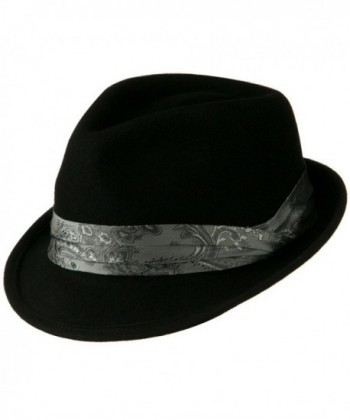 Wool Felt Fedora Satin Band