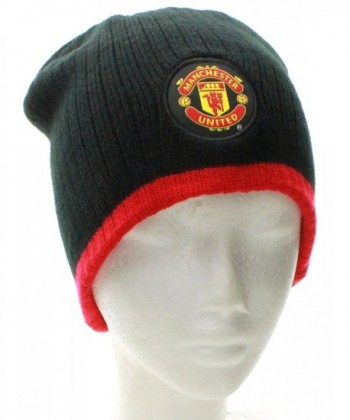 Manchester United Winter Beanie Cuffless in Men's Skullies & Beanies