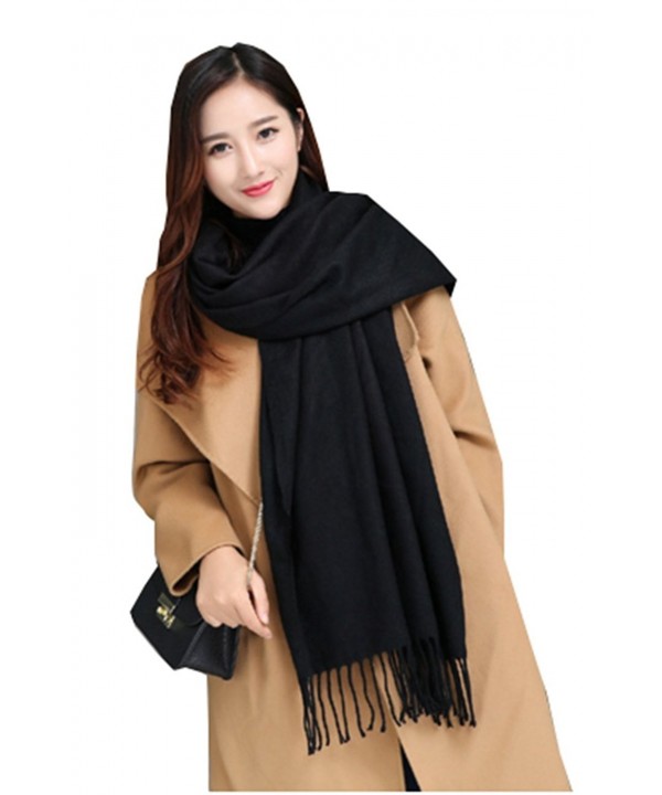 Syning Women Fashion Large Scarf with Tassel Long Shawl - Color2 - CW187CSWSM5