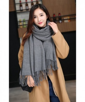 Syning Women Fashion Large Tassel in Cold Weather Scarves & Wraps