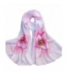 Outtop Womens Fashion Chiffon Soft Shawl Scarf [ Vintage Floral ] - Pink - CH12NA05FYP