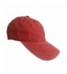 Low Profile Baseball Cap Men Women Plain Washed Cotton Adjustable Cap (10+ Colors) - Orange - CC184E3AMIU