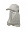 UV 50+ Talson Removable Flap Cap - White - CF1190QKYET