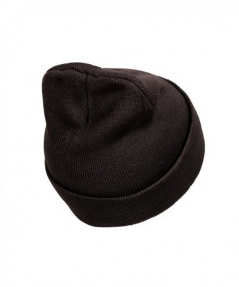 TopHeadwear Solid Color Beanie Black in Men's Skullies & Beanies