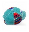 Turquoise Serape Colored Mustang Embroidery in Women's Baseball Caps