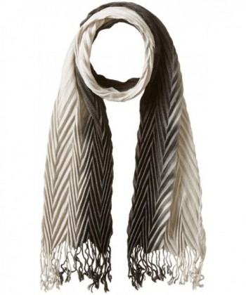 La Fiorentina Women's Ombre Scarf - Silver Combo - CW11O2MHFO3