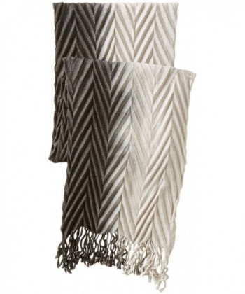 Fiorentina Womens Pleated Muffler Silver