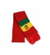 RW Knitted Rasta Lion Scarf - Red/Rasta - CV124LTUTP3