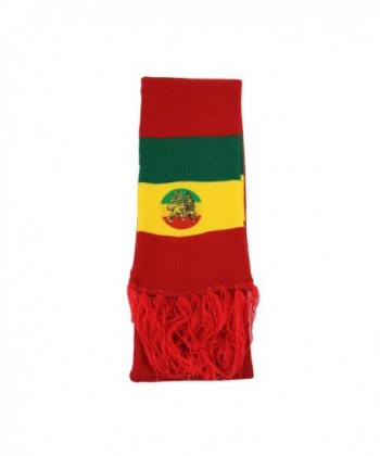 RW Knitted Rasta Lion Scarf