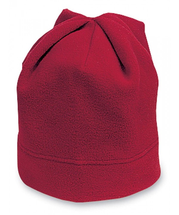 Port Authority Perfect Warm Fleece Beanie- Red- One Size - C9114XFNWJV