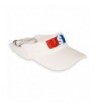 USA Patriotic American Retro Visor - White - CV12HWZAPUL