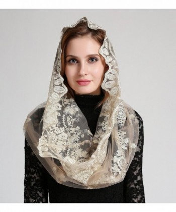 Extravagant Catholic Chapel Mantilla Champagne