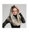 Extravagant Catholic Chapel Mantilla Champagne in Fashion Scarves