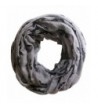 Halloween Bat Print Infinity Loop Scarf Lightweight Wrap - Gray - CI184XR39LD