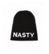 Pop Fashionwear Unisex Warm Acrylic "NASTY" Beanie Skull Hat 350HB - CG11GSIYRSV