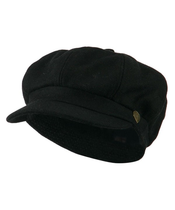 Wool Solid Spitfire Hat - Black - CP11I67M103