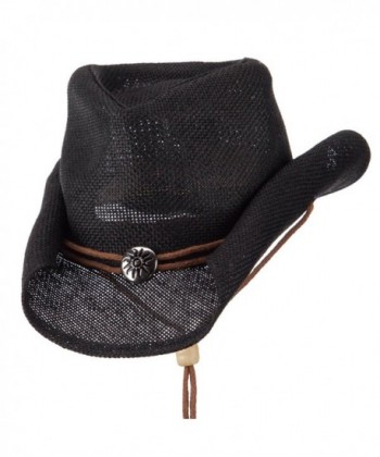 Fashion Straw Cowboy Chin Cord in Men's Cowboy Hats