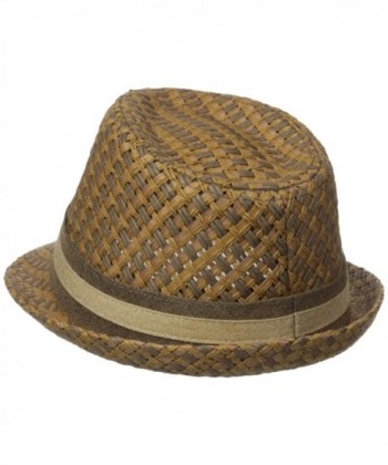 Henschel Paper Straw Fedora Medium